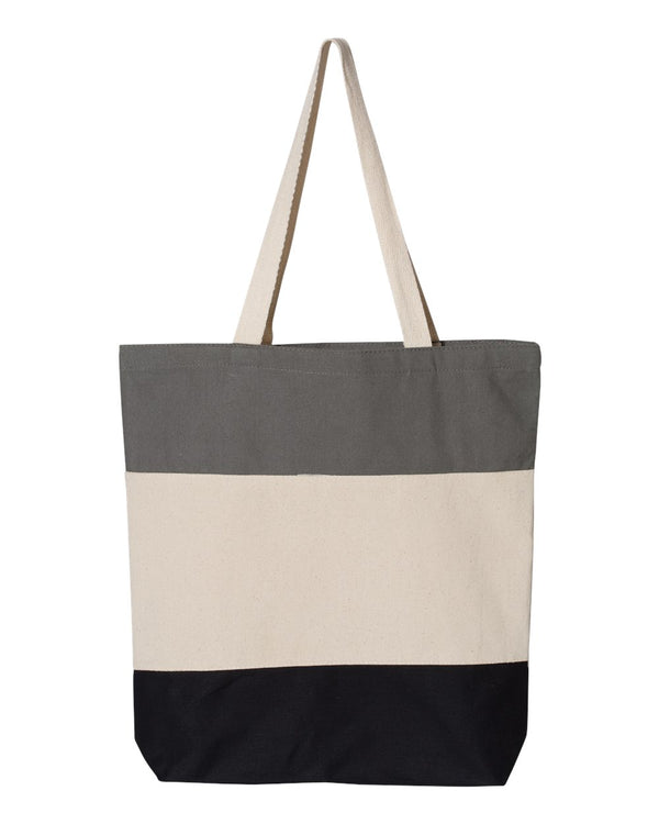 Tri-Color Tote Bag